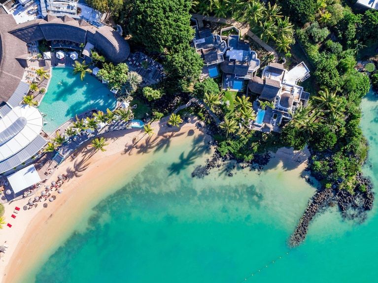 Grand Gaube coast, Mauritius